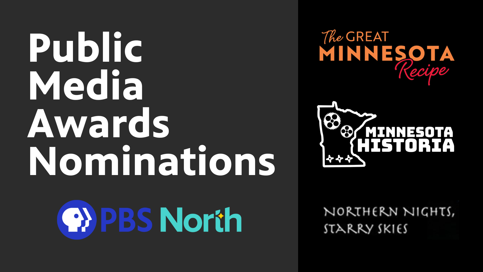 pbs north public media awards 2023 nomination